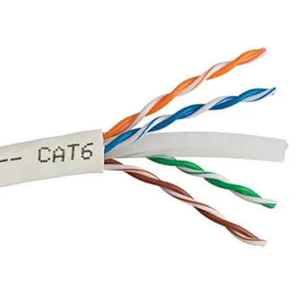 Cable cat 6ae 23 awg. 4 pares trenzados Comercial JH