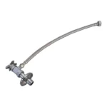 Conjunto llave angular metálica con manguera flexible 16" FV Comercial JH