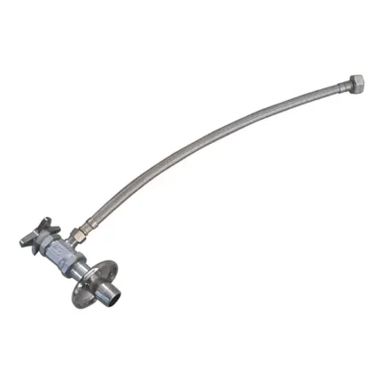 Conjunto llave angular metálica con manguera flexible 16" FV Comercial JH