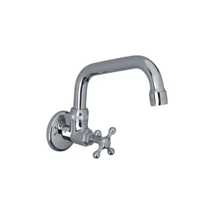 Llave de Pared con Pico Alto para Cocina CRUZ FIJA FV Comercial JH