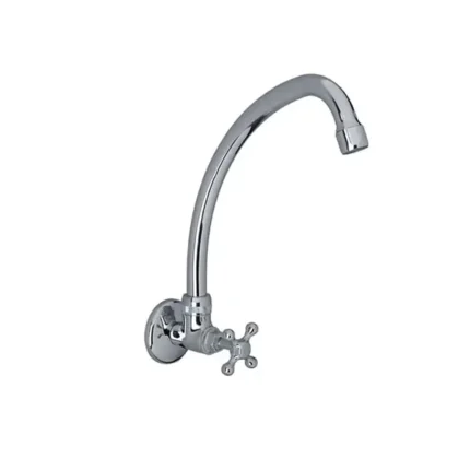 Llave de Pared con Pico Alto Plus para Cocina CRUZ FIJA FV Comercial JH