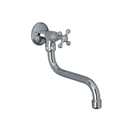Llave de Pared con Pico Bajo para Cocina CRUZ FIJA FV Comercial JH