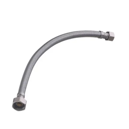 Manguera flexible 12" para lavabo conexión a llave angular FV Comercial JH