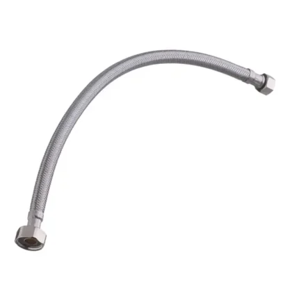 Manguera flexible 16" para lavabo conexión a llave angular FV Comercial JH