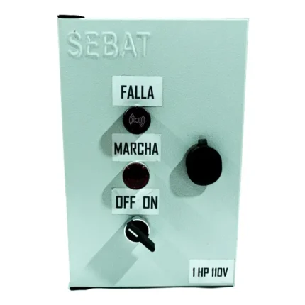 Tablero para bomba de 2hp arranque directo.