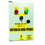 Tablero para bomba de 3hp arranque directo.
