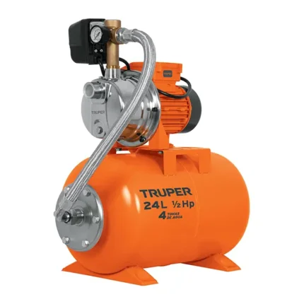 Equipo hidroneumático 24L bomba jet 1/2hp Truper Comercial JH