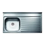 Fregadero 100.50 1C instalación empotre Teka faldón derecho Comercial JH