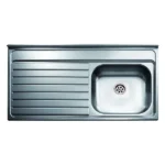 Fregadero 100.50 1C instalación empotre Teka faldón izquierdo Comercial JH