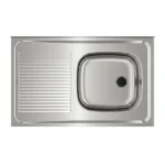 Fregadero de acero inoxidable de empotrar de una cubeta Comercial JH